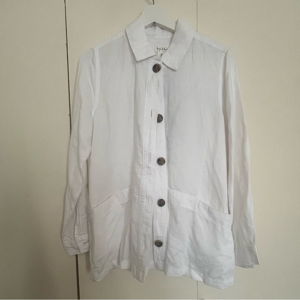 Linen blend jacket